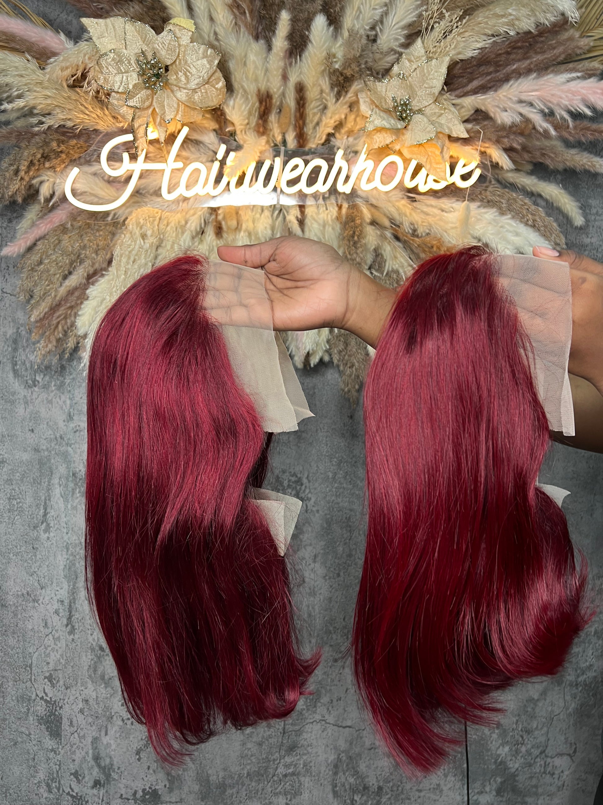 Straight Colored Bob Wig