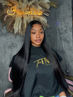 PROMO CODE: BOGO | 1B Natural Black Wig 32"-40"