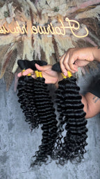 Raw Indian Bulk Braiding Hair Extensions