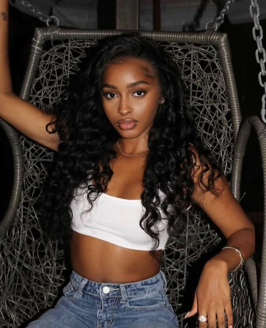 Raw Indian Natural Black I-Tip Hair Extensions