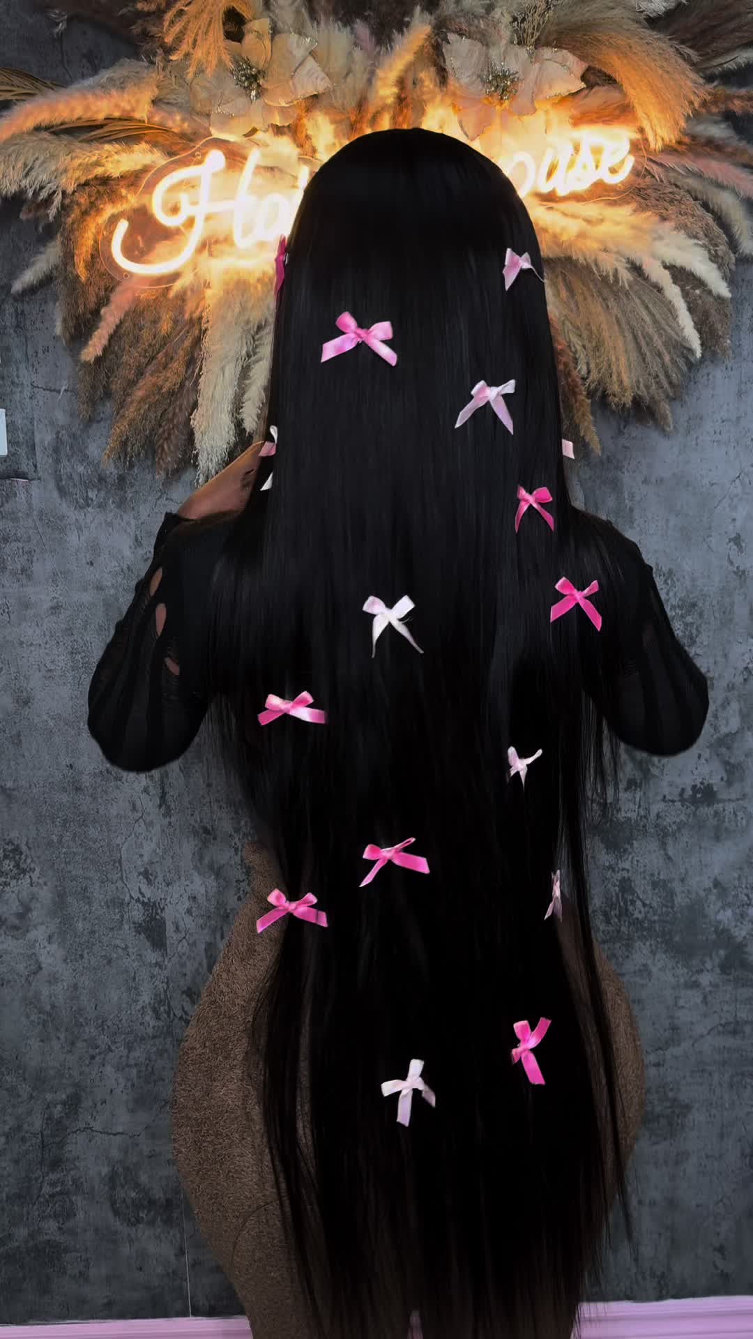 PROMO CODE: BOGO | 1B Natural Black Wig 32"-40"