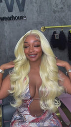 PROMO CODE: BOGO | 613 Russian Blonde Wig 32"-40"