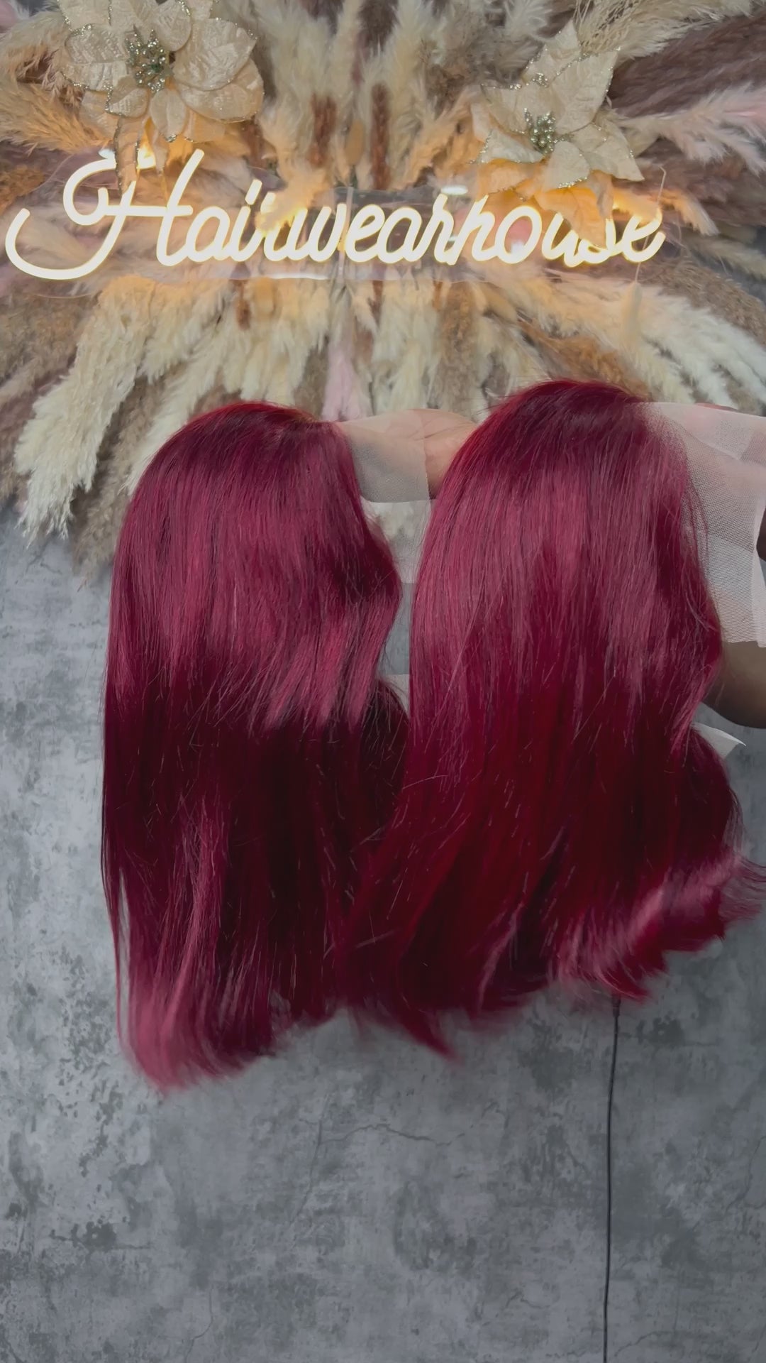 Straight Colored Bob Wig